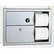 Bobrick 3094 - Sanitary Napkin Disposal And Toilet Tissue Dispenser