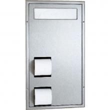 Bobrick 3471 - Seat-Cover Dispenser And Toilet Tissue Dispenser