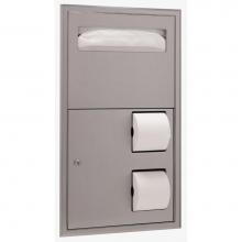 Bobrick 3474 - Seat-Cover Dispenser And Toilet Tissue Dispenser