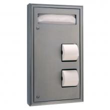 Bobrick 3479 - Seat-Cover Dispenser And Toilet Tissue Dispenser