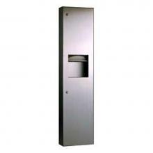 Bobrick 38034 - Trimline Paper Towel Dispenser/Waste Receptacle