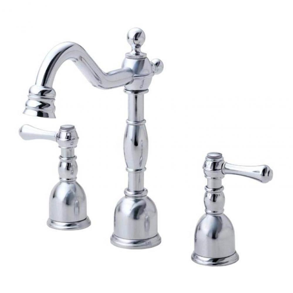 Opulence 2H Mini-Widespread Lavatory Faucet w/ Metal Touch Down Drain 1.2gpm