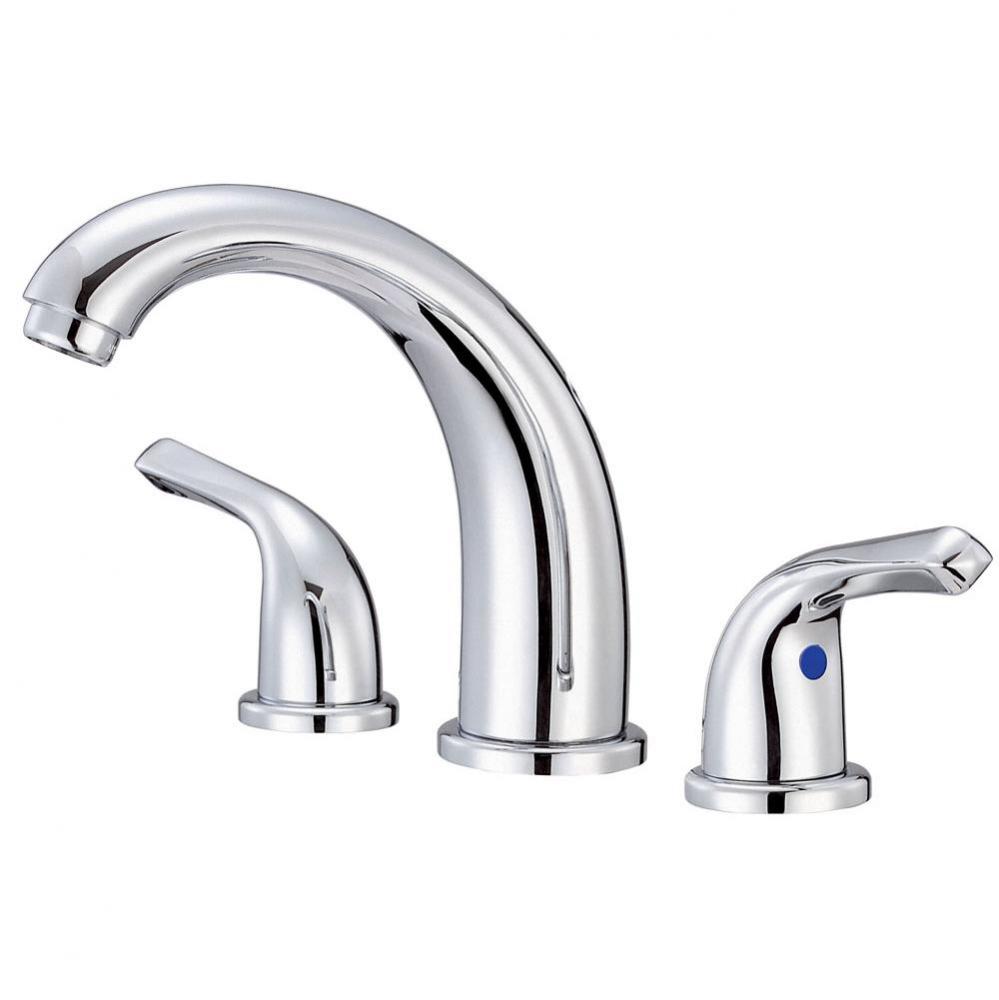 Melrose 2H Widespread Lavatory Faucet w/ 50/50 Touch Down Drain 1.2gpm