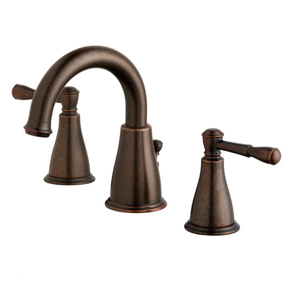 Eastham 2H Widespread Lavatory Faucet w/ 50/50 Pop-Up Drain 1.2gpm Tumbled