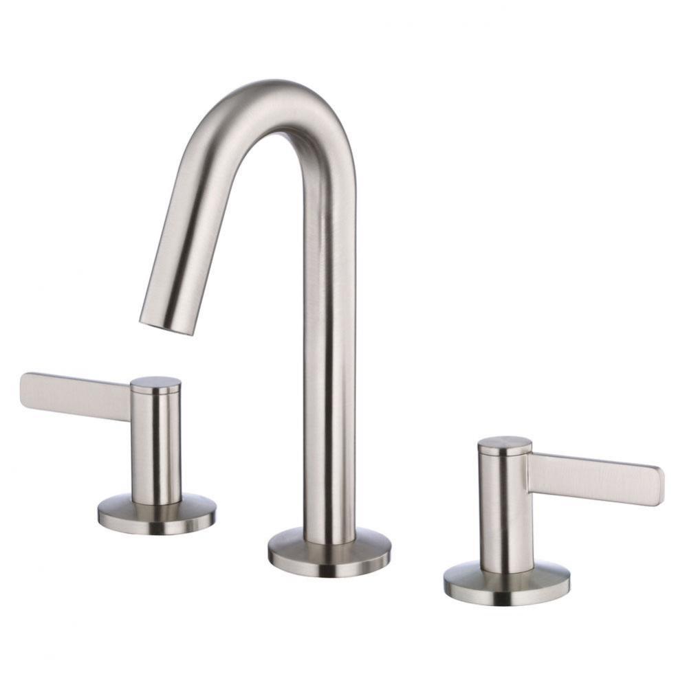 Amalfi Trim Line 2H Mini-Widespread Lavatory Faucet w/ 50/50 Touch Down Drain 1.2gpm Brushed