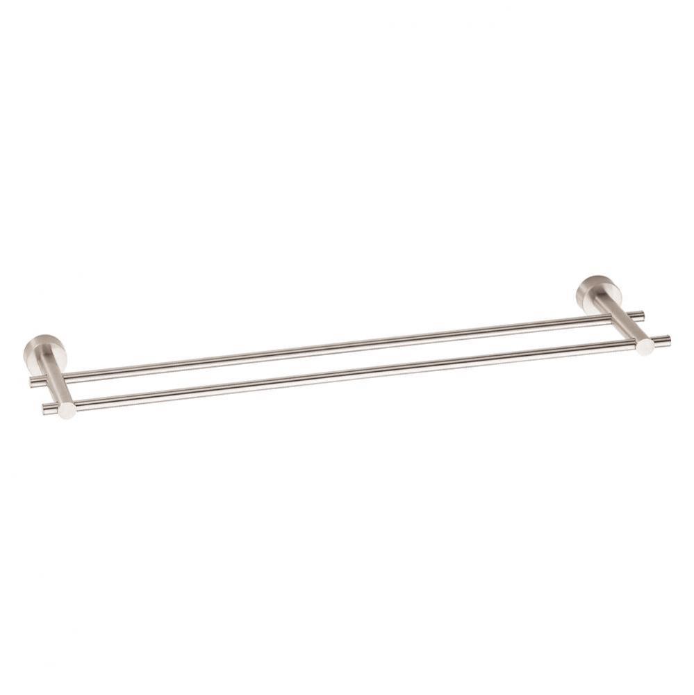 Parma 24'' Double Towel Bar Brushed