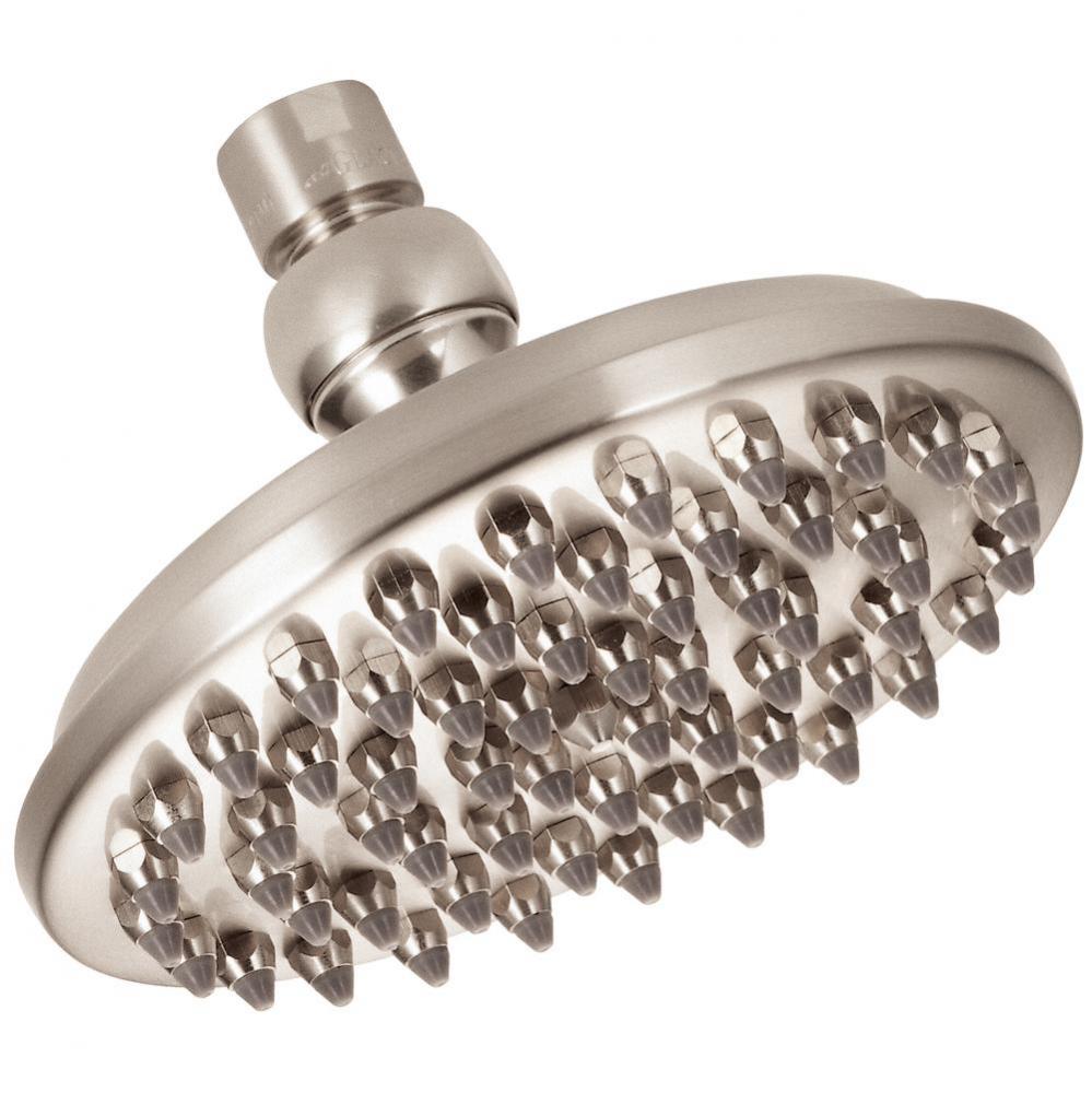 Sunflower 6'' 1 Function Showerhead 2.5gpm Brushed