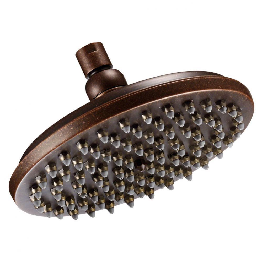 8'' 1 Function Sunflower Showerhead 2.5gpm Tumbled