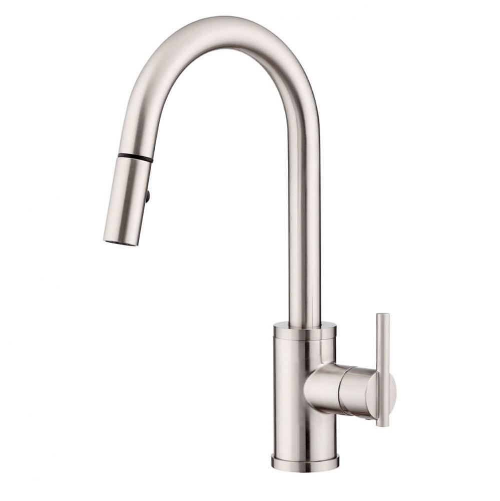 Parma Trim Line 1H Pull-Down Kitchen Faucet w/ SnapBack Retraction 1.75gpm Aeration/2.2gpm Spray