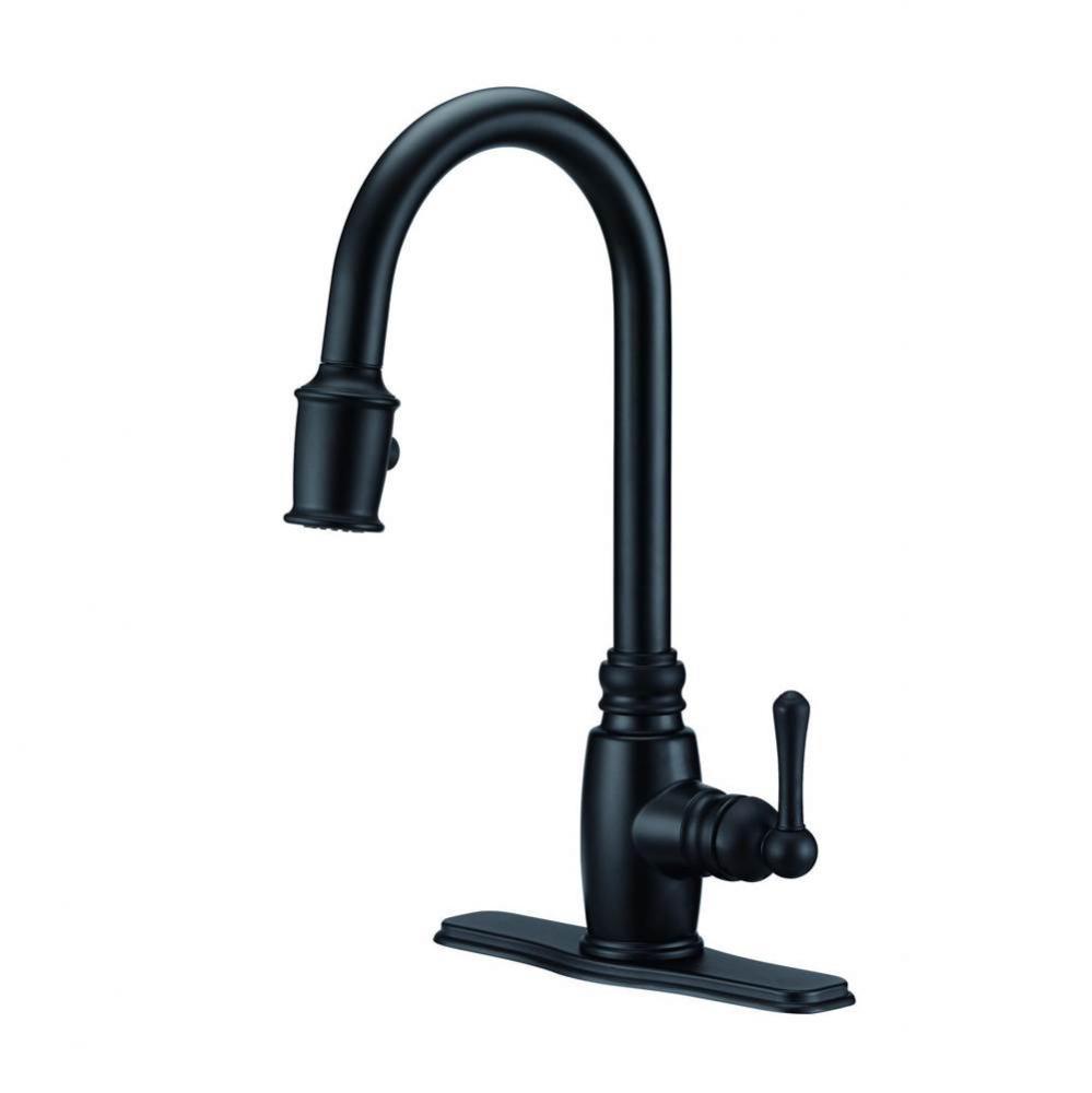 Opulence 1H Pull-Down Kitchen Faucet w/ Magnetic Docking 1.75gpm Satin