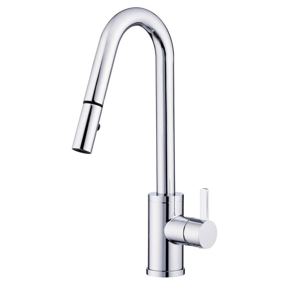 Amalfi Trim Line Pull-Down Kitchen Faucet 1.75gpm Aeration/2.2gpm Spray