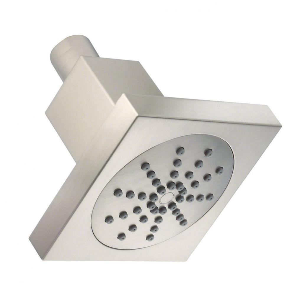 4'' Square 1 Function Showerhead 2.5gpm Brushed
