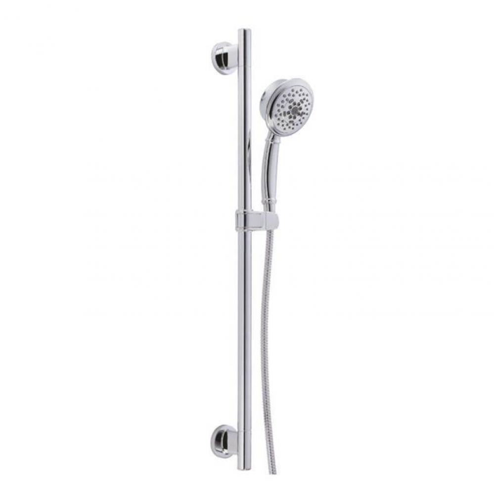 Versa 30'' Slide Bar Assembly w/ Surge Handshower 1.75gpm Brushed