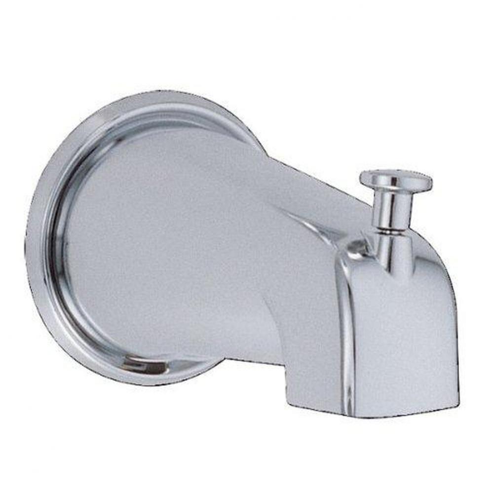 8'' Wall Mount Tub Spout with Diverter