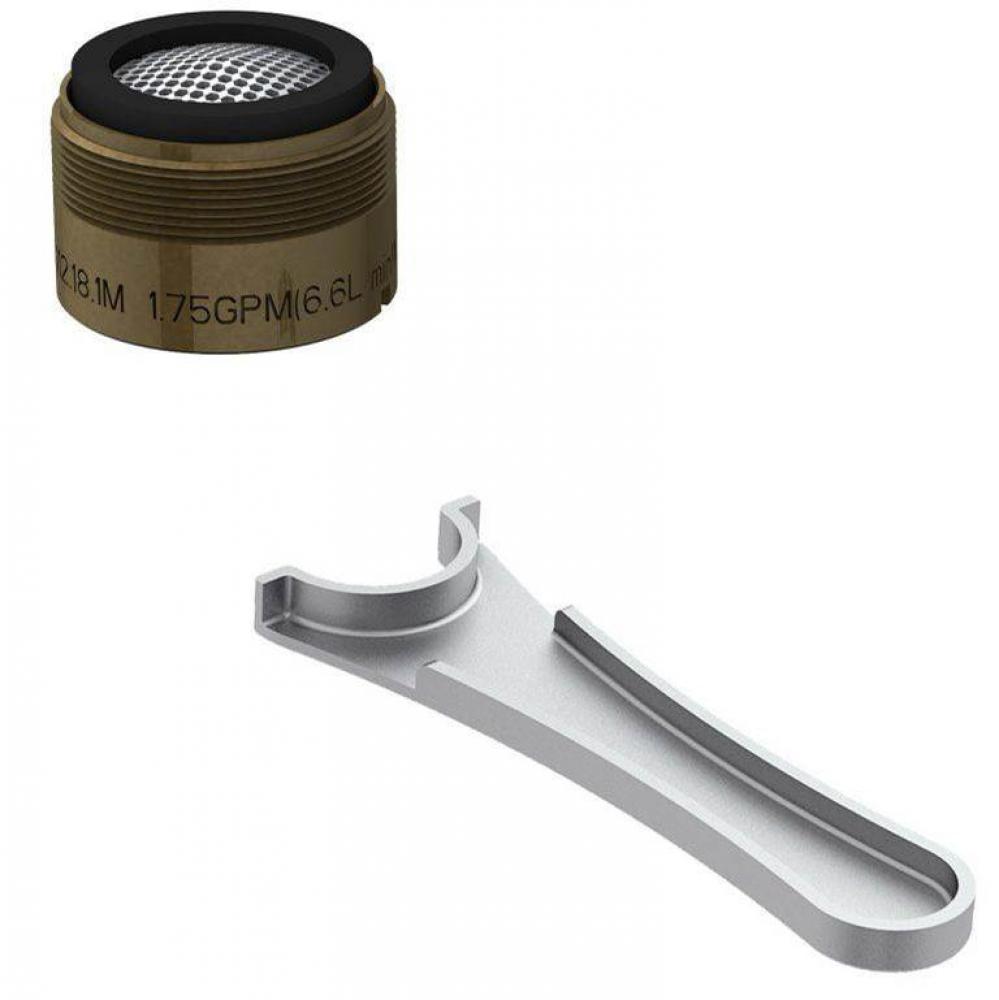 Aerator Kit 1.75gpm Bubble Junior Male Tumbled