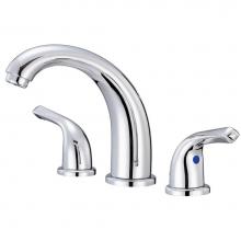 Danze D304112 - Melrose 2H Widespread Lavatory Faucet w/ 50/50 Touch Down Drain 1.2gpm