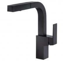 Danze D404562BS - Mid-Town Trim Line 1H Pull-Out Kitchen Faucet w/ SnapBack Retraction 1.75gpm Satin