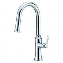 Danze D454428 - Draper 1H Kitchen Pull Down Kitchen Faucet w/ SnapBack and Dockforce 1.75 gpm