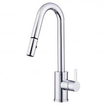 Danze D457130 - Amalfi Trim Line Pull-Down Kitchen Faucet 1.75gpm Aeration/2.2gpm Spray