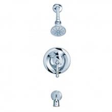 Danze D501015TC - Eastham 1H Tub and Shower Trim Kit w/ Diverted On Spout and Treysta Cartridge 1.75gpm