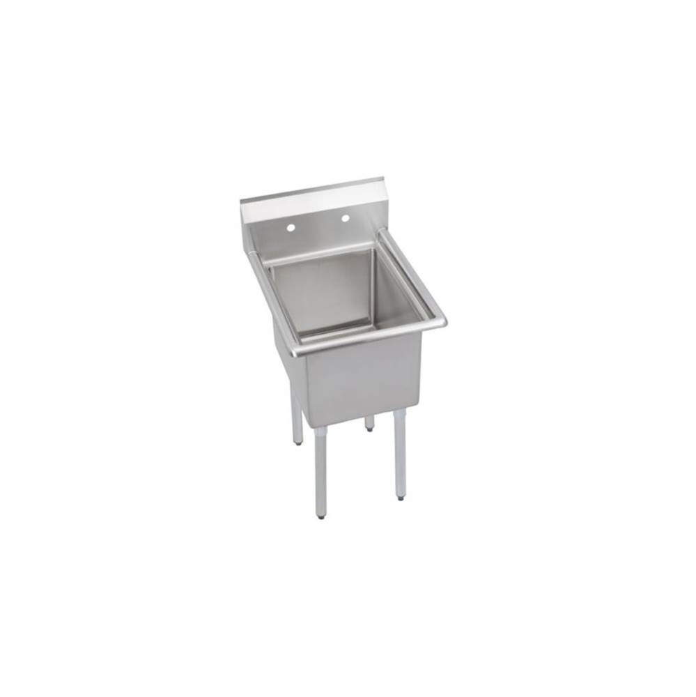 1 Compartment Sink, 23X30 OA, 18X24 Bowl, 14 Deep, No DBs, SS Legs, 16 GA 300 Series SS, NSF