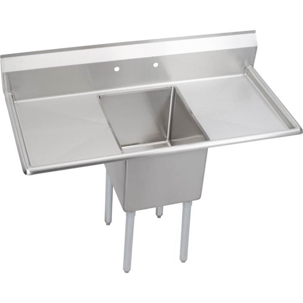 Dependabilt Stainless Steel 52'' x 25-13/16'' x 43-3/4'' 16 Gauge On