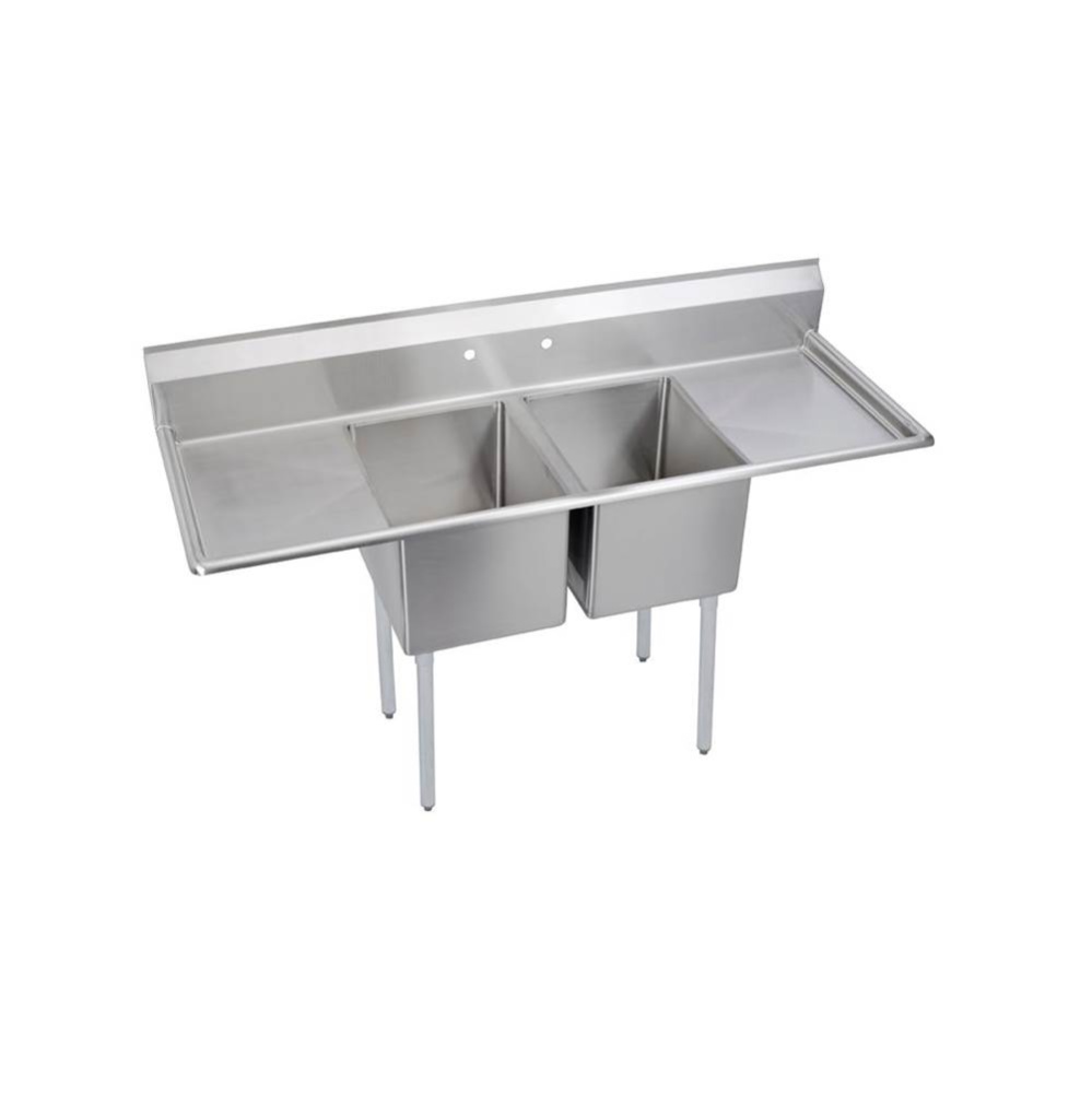 Dependabilt Stainless Steel 74'' x 29-13/16'' x 43-3/4'' 16 Gauge Tw