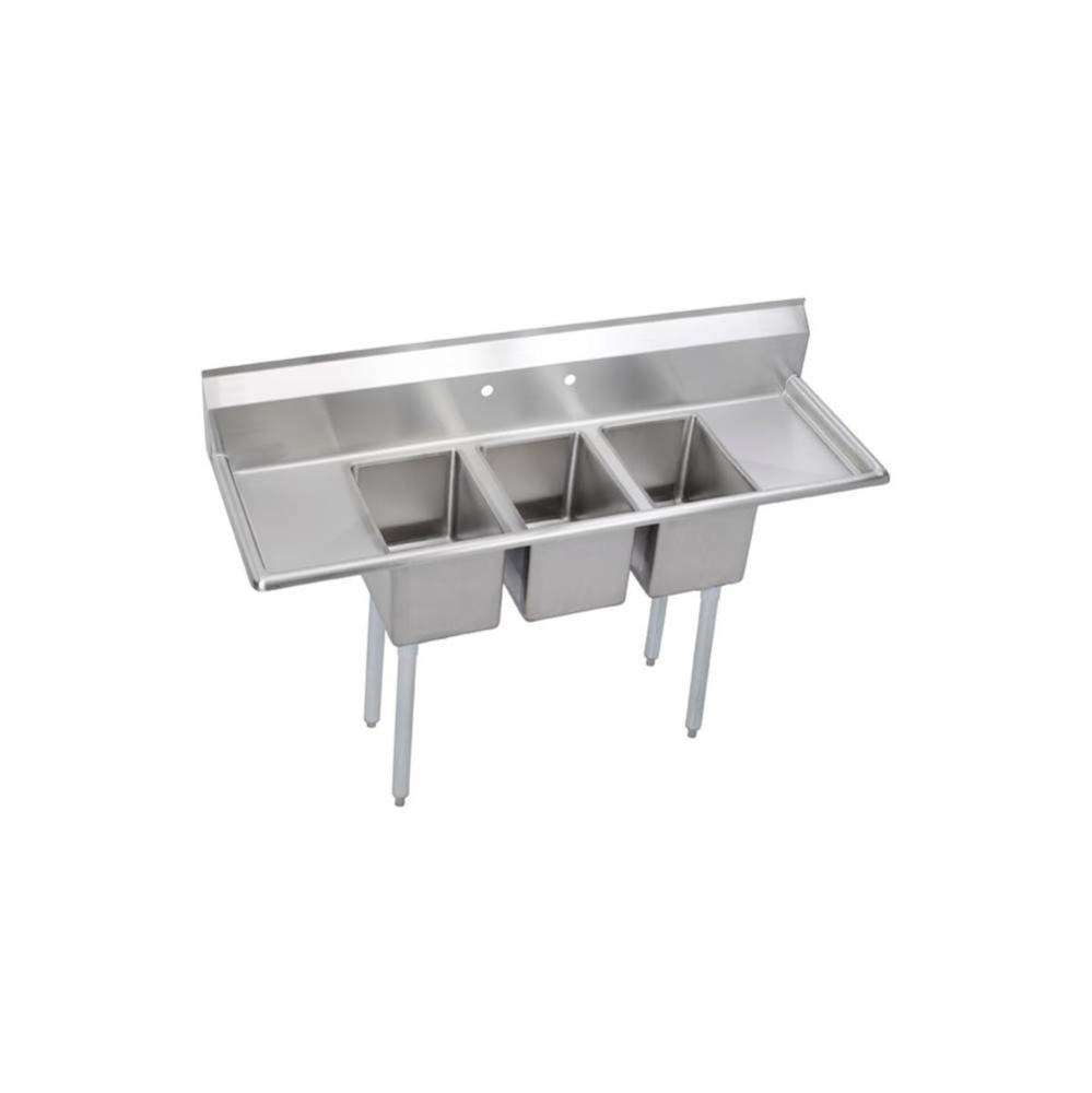 Dependabilt Stainless Steel 64'' x 21-13/16'' x 43-3/4'' 16 Gauge Th