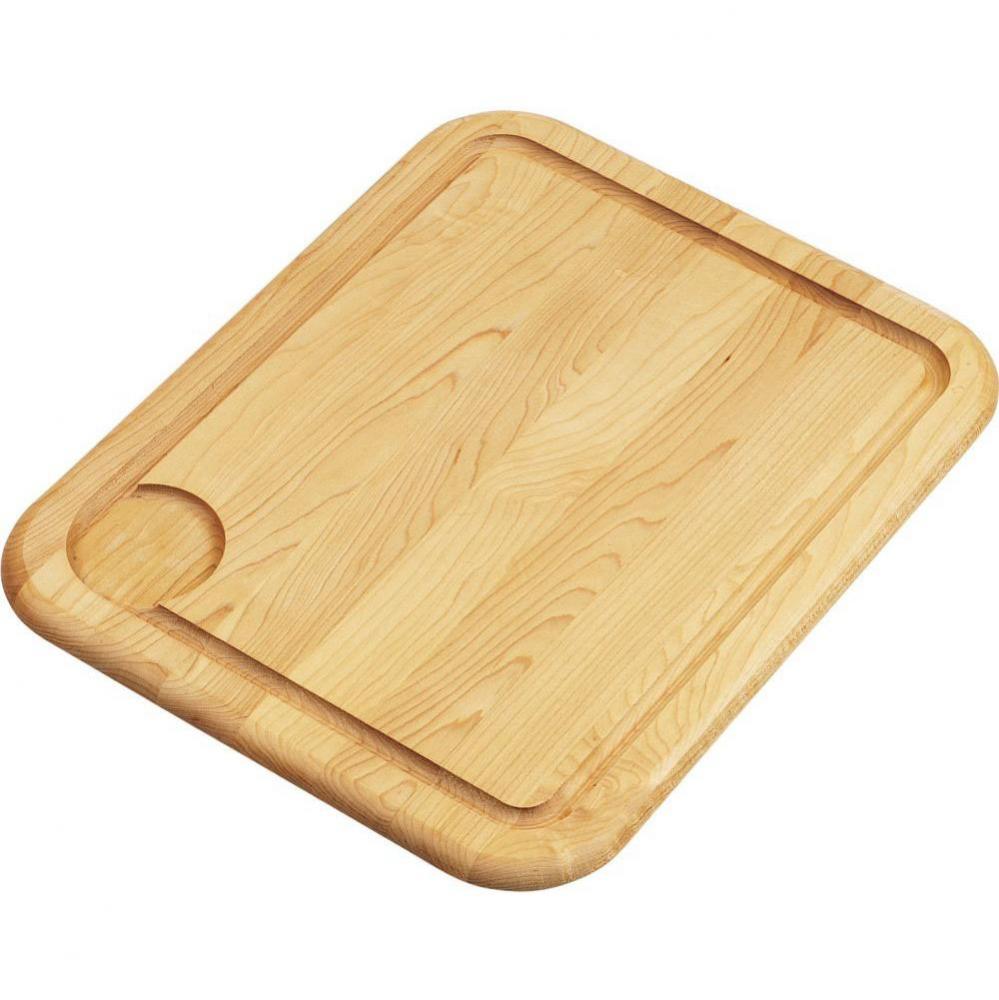 Hardwood 13-1/2'' x 17'' x 1'' Cutting Board