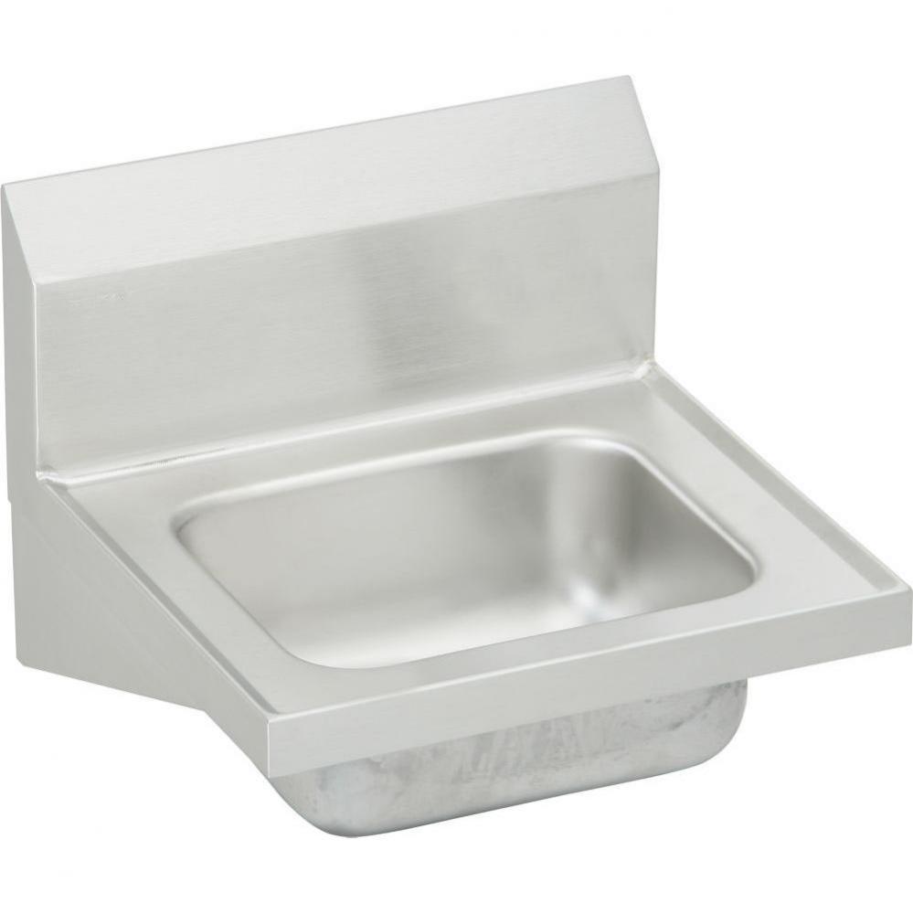 Stainless Steel 16-3/4'' x 15-1/2'' x 13'', Single Bowl Wall Hung Ha