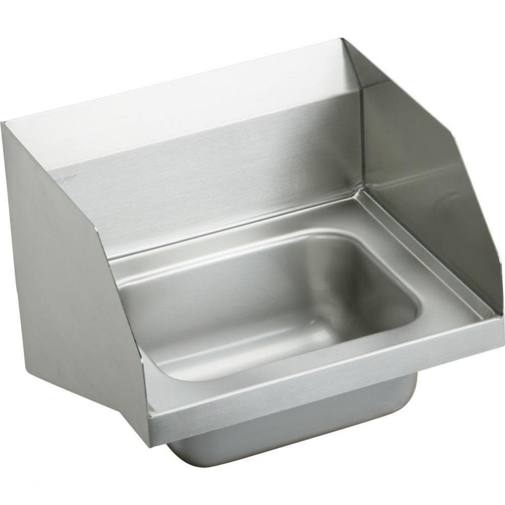 Stainless Steel 16-3/4'' x 15-1/2'' x 13'', Single Bowl Wall Hung Ha