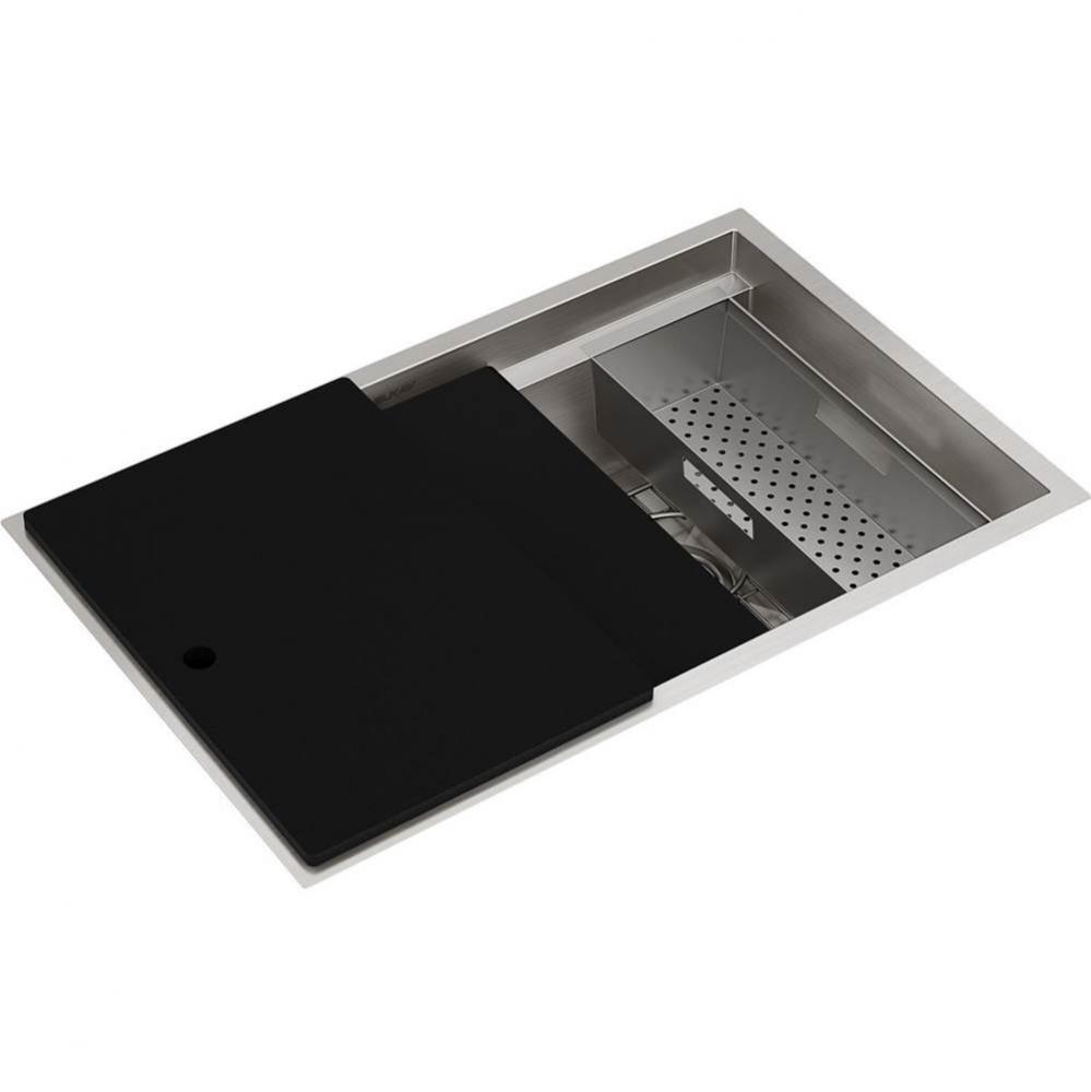 Circuit Chef Stainless Steel 32-1/2'' x 20-1/2'' x 10'', Single Bowl