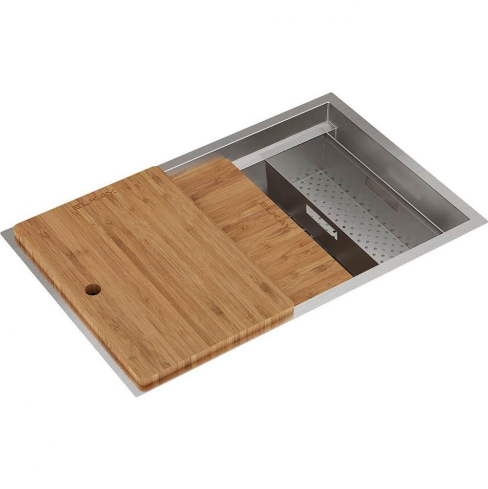 Circuit Chef Stainless Steel 32-1/2'' x 20-1/2'' x 10'', Single Bowl