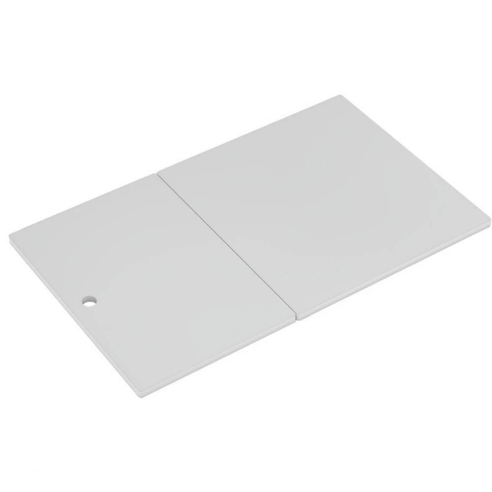 Circuit Chef White Polymer 30-3/4'' x 18-3/4'' x 1/2'' Cutting Board