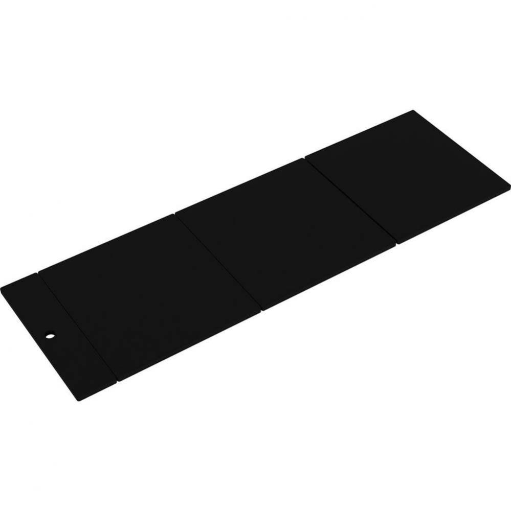 Circuit Chef Black Polymer 57-3/4'' x 18-3/4'' x 1/2'' Cutting Board