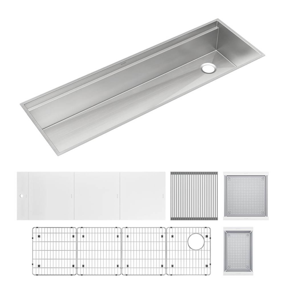 Circuit Chef Workstation Stainless Steel 59-1/2'' x 20-1/2'' x 10''