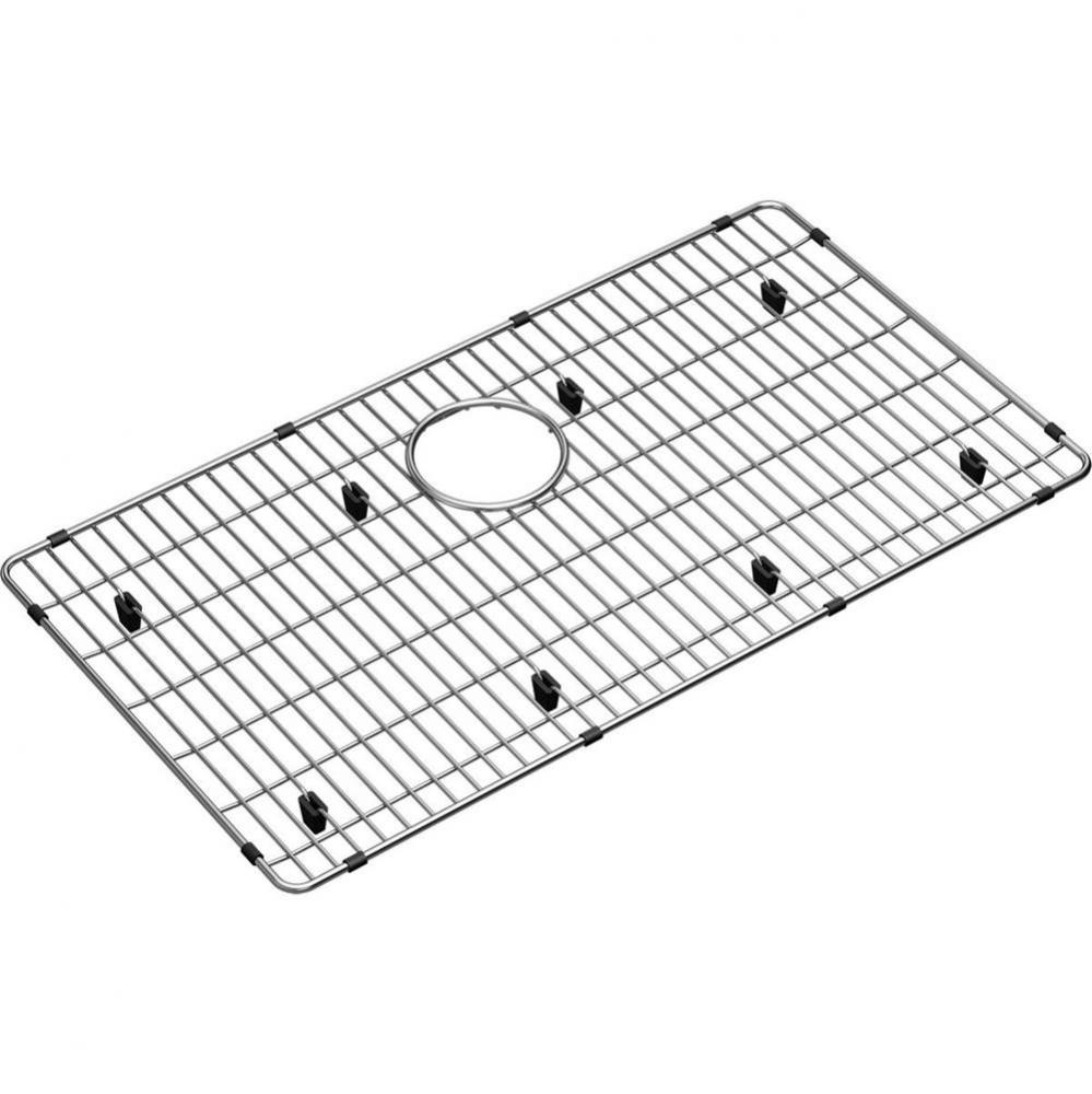 Crosstown Stainless Steel 26-3/8'' x 14-3/8'' x 1-1/4'' Bottom Grid