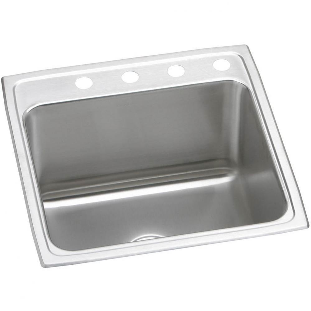 Lustertone Classic Stainless Steel 22'' x 22'' x 10-1/8'', Single Bo