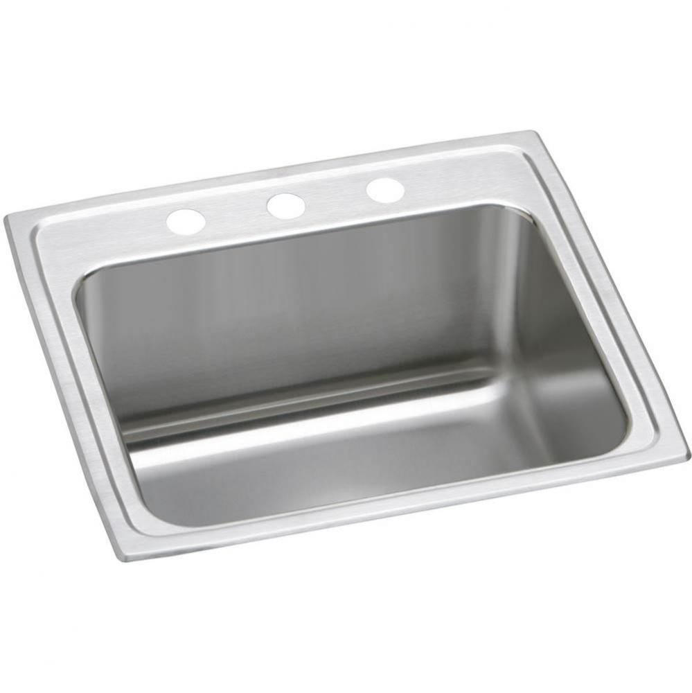 Lustertone Classic Stainless Steel 25'' x 21-1/4'' x 10-1/8'', 4-Hol