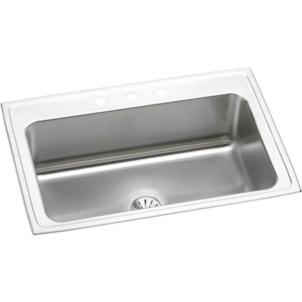 Lustertone Classic Stainless Steel 33'' x 22'' x 10'', Single Bowl D