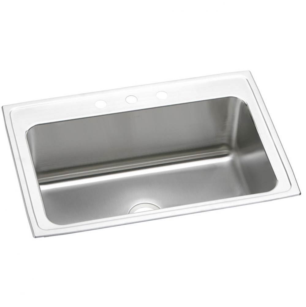 Lustertone Classic Stainless Steel 33'' x 22'' x 11-5/8'', MR2-Hole