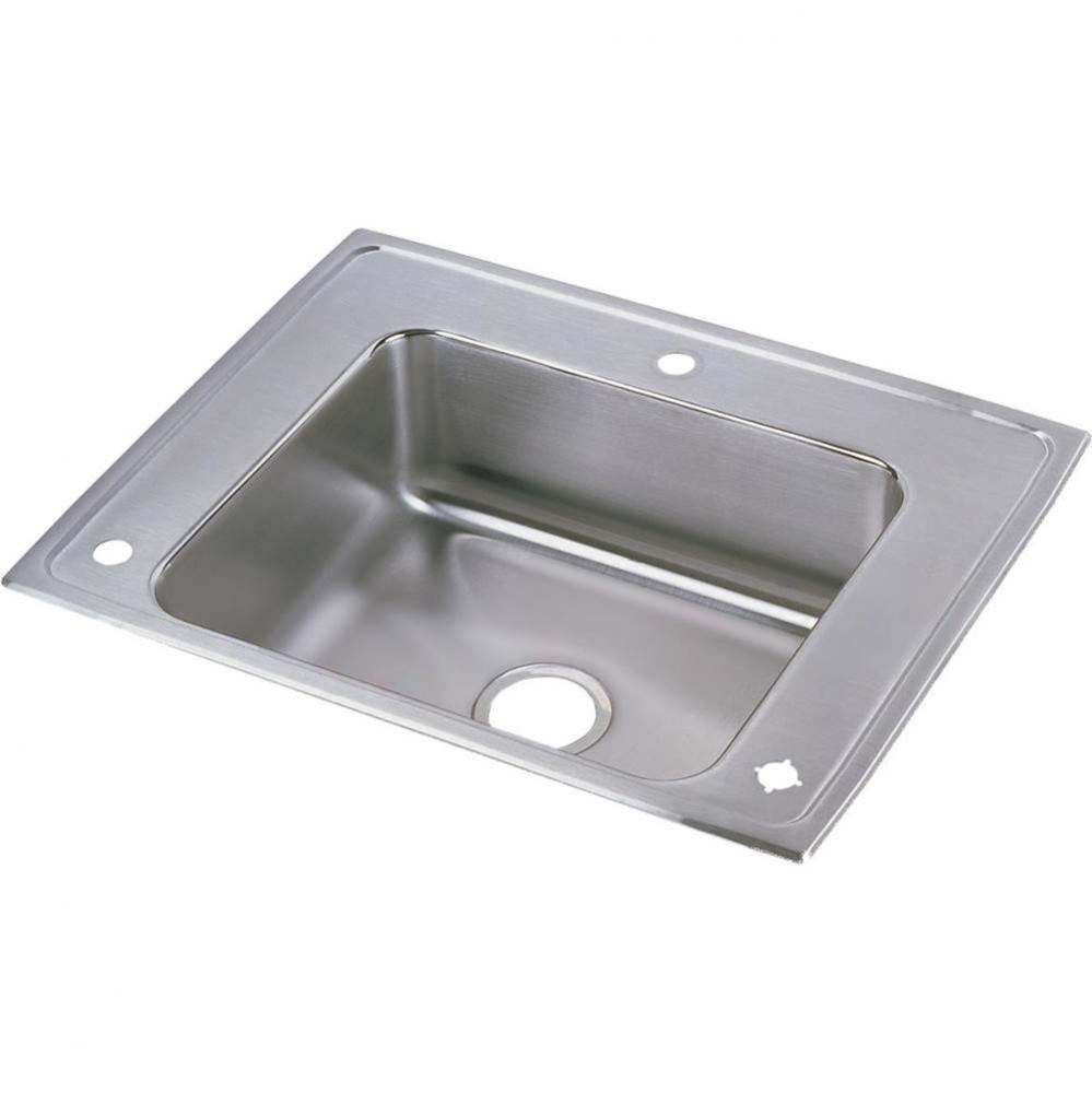 Lustertone Classic Stainless Steel 28'' x 22'' x 4'', Single Bowl Dr