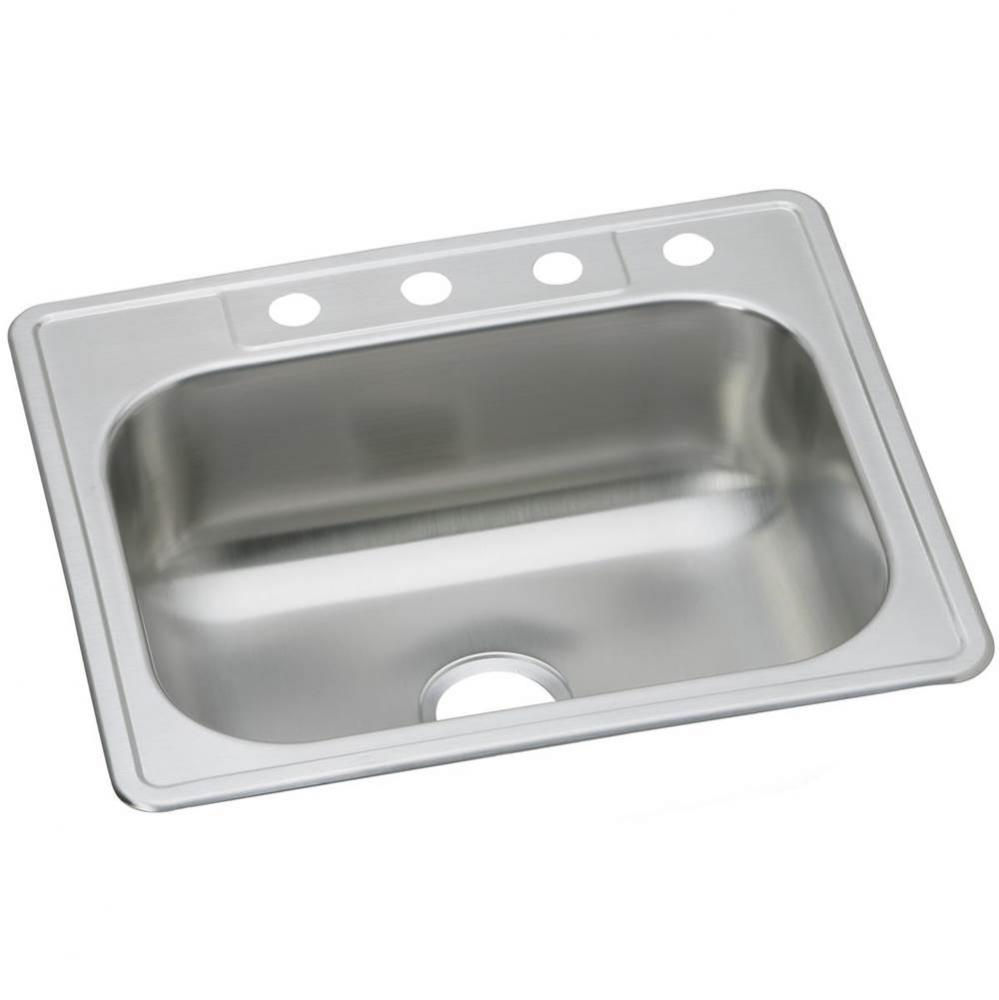 Dayton Stainless Steel 33'' x 22'' x 8-1/16'', Single Bowl Drop-in S