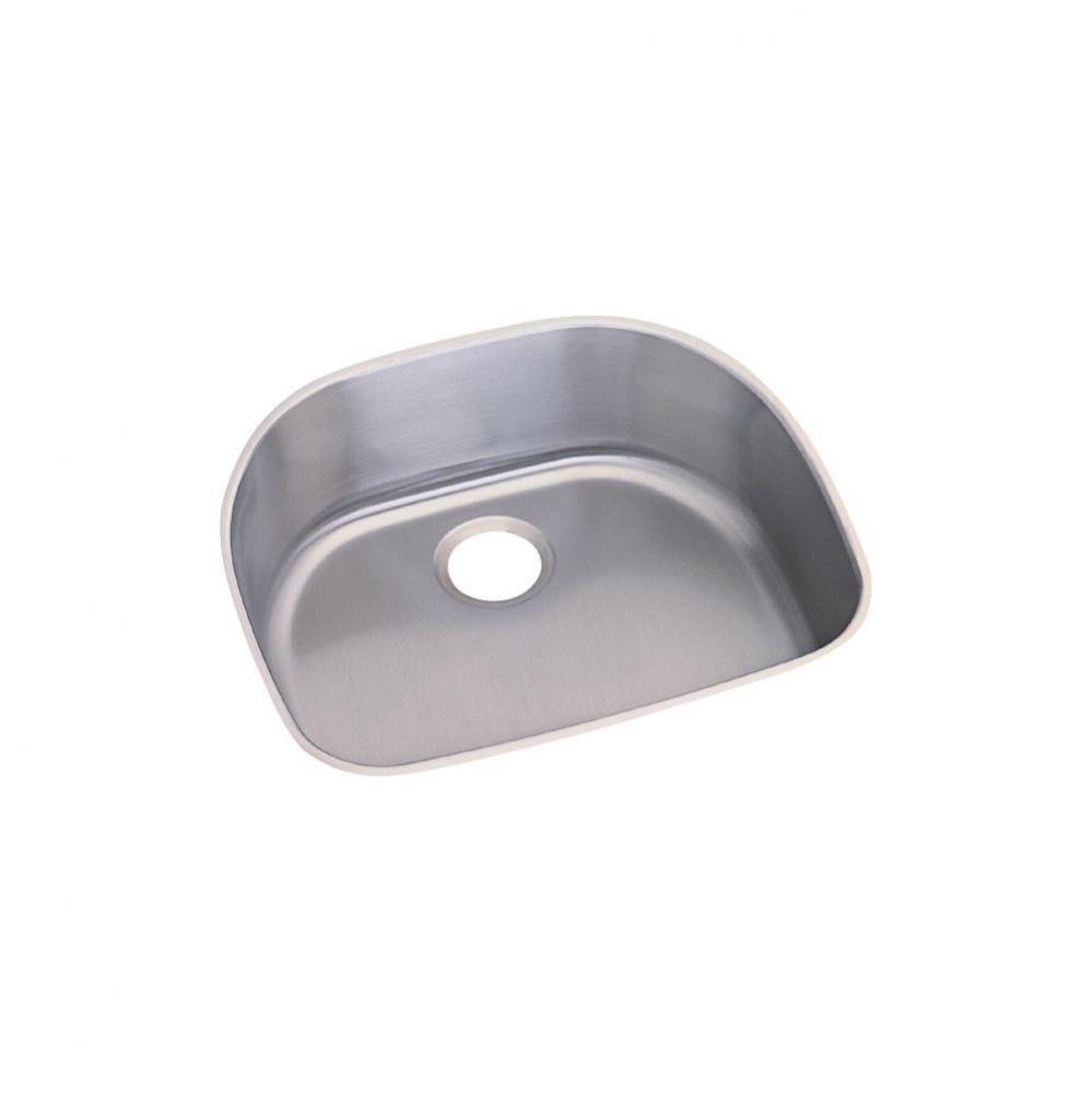 Dayton Stainless Steel 23-1/2'' x 21-1/8'' x 9'', Single Bowl Underm