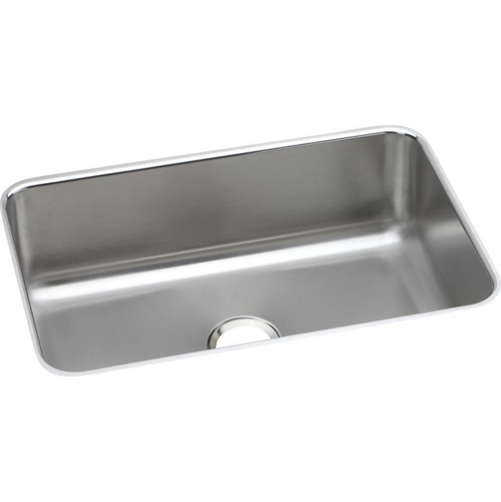 Dayton Stainless Steel 26-1/2'' x 18-1/2'' x 8'', Single Bowl Underm