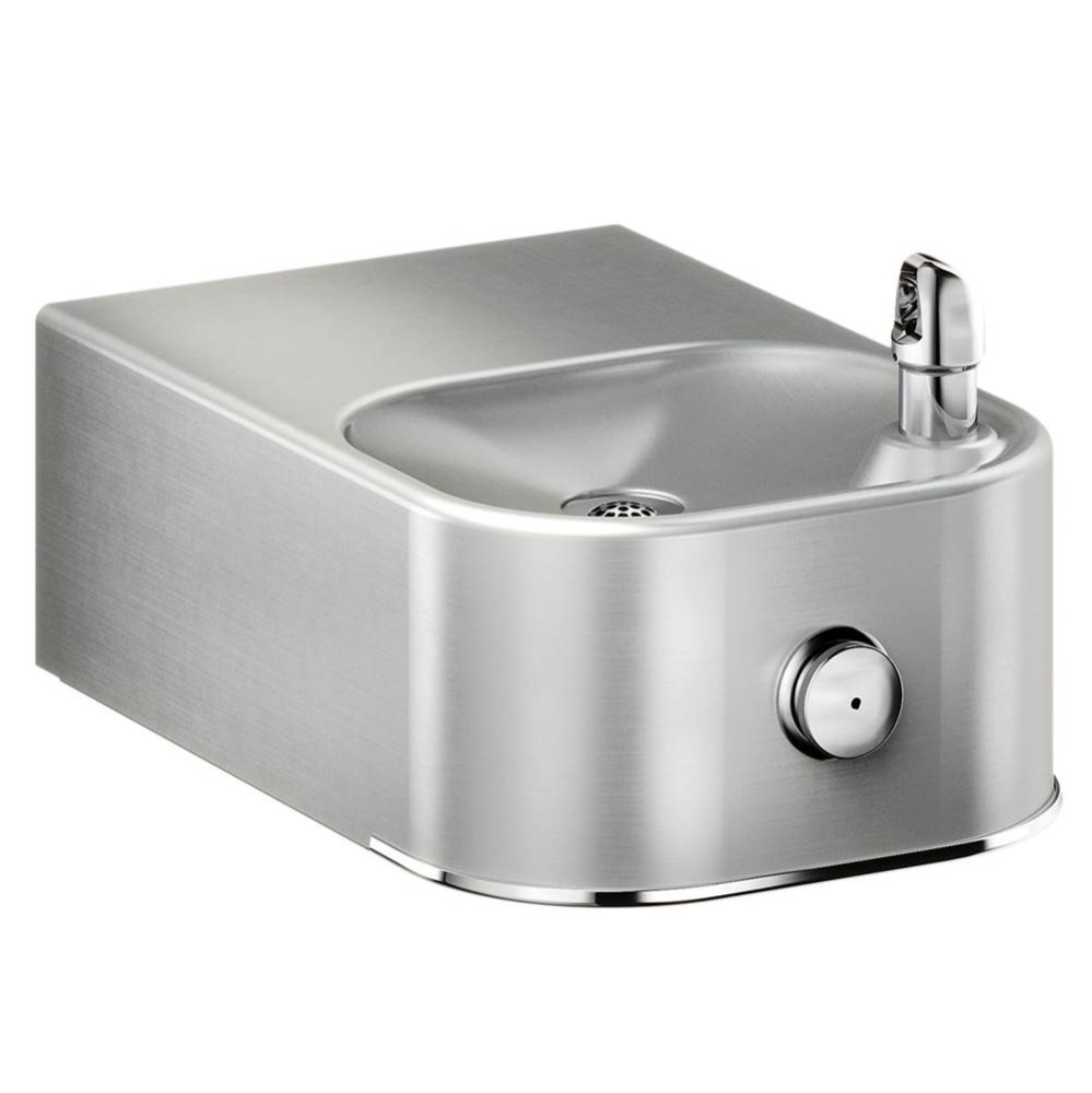 Soft Sides Single ADA Fountain Non-Filtered Non-Refrigerated Freeze Resistant Stainless