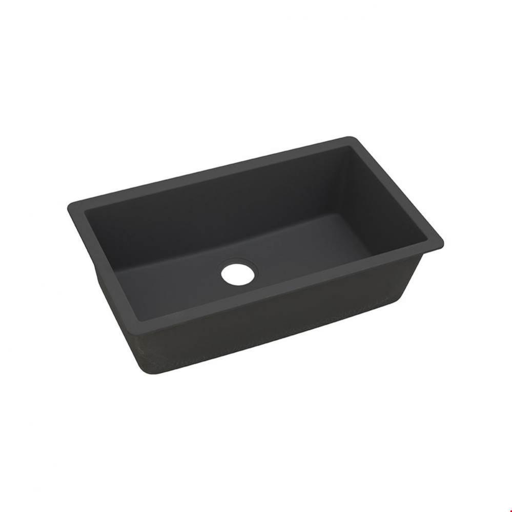 Quartz Classic 33'' x 18-7/16'' x 9-7/16'' Single Bowl Undermount Si