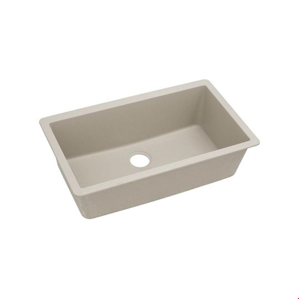 Quartz Classic 33'' x 18-7/16'' x 9-7/16'', Single Bowl Undermount S