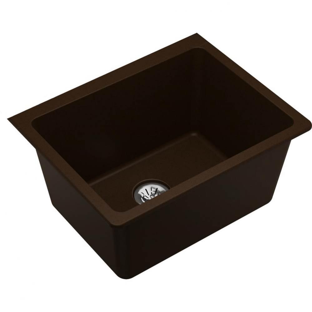 Quartz Classic 25'' x 18-1/2'' x 11-13/16'' Undermount Laundry Sink