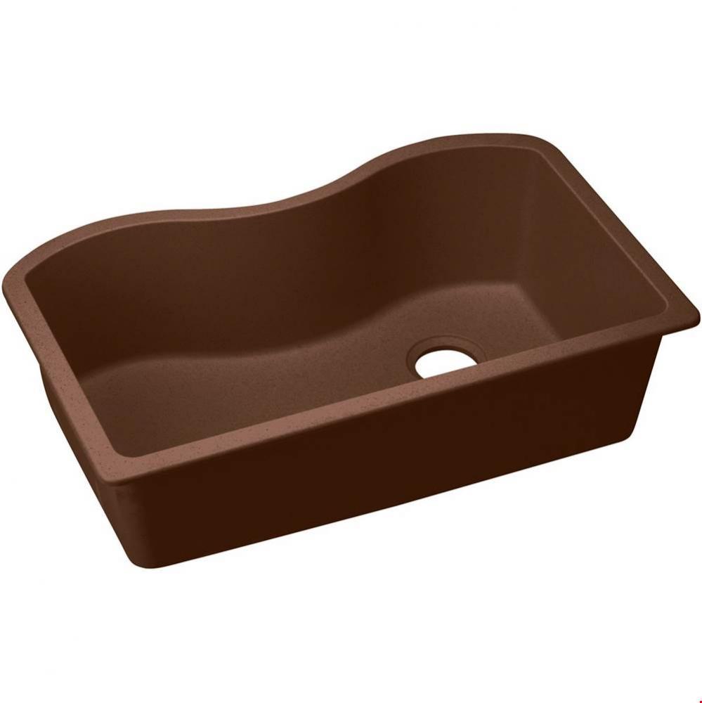 Quartz Classic 33'' x 20'' x 9-1/2'', Single Bowl Undermount Sink, M